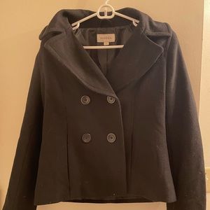 Crop pea coat